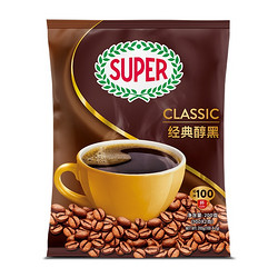 SUPER 醇黑美式速溶咖啡 2g*100条