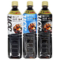 UCC 悠诗诗 黑咖啡饮料 930ml*2瓶