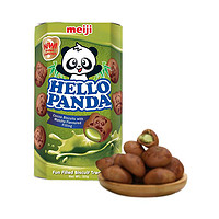 有券的上：meiji 明治 熊猫夹心饼干 抹茶味 50g