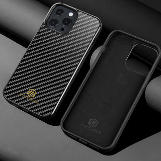MONOCARBON 墨罗 iPhone 13 Pro 凯夫拉手机壳 碳纤维黑