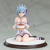 KADOKAWA 角川书店 Re:Zero-Starting Life in Another World：Rem（生日蛋糕版本）1:7 比例，Pvc 模型