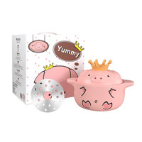 HEY JUZU 嘿猪猪 砂锅(16.5cm、1L、陶瓷、导热片)