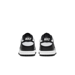 NIKE 耐克 Dunk Low (GS) 大童休闲运动鞋 CW1590-100 黑色/白色 37.5
