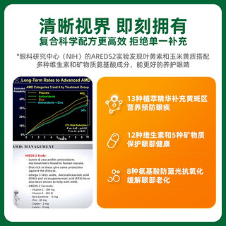 德国进口Fariviatl蓝莓叶黄素复合护眼片维生素a 眼干眼涩眼疲劳视力模糊黄斑飞蚊多屏蓝光伤害含花青素