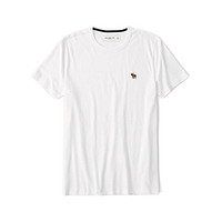 Abercrombie & Fitch 男士圆领短袖T恤 308311-1 白色 M