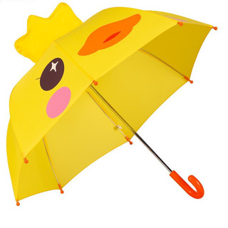婴童小将 8骨直杆晴雨伞 小黄鸭