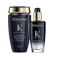 KÉRASTASE 卡诗 KERASTASE卡诗 黑钻钥源洗发水 250毫升+护发精油100毫升