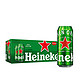 Heineken 喜力 啤酒（Heineken）经典 500ml*18听 整箱装