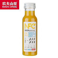 农夫山泉 NFC果汁饮料  300ml*12瓶(橙汁6瓶+芒果汁6瓶)