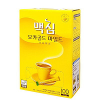 Maxim 麦馨 咖啡速溶三合一提神学生黄麦馨100条装 韩国原装进口