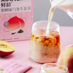鲜龄 蜜桃味乌龙牛乳茶 25g*7袋