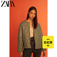 ZARA 女装 仿皮棉服夹克外套 3046527 506