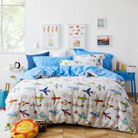 Dohia 多喜爱 飞行梦 全棉斜纹三件套 1.2m床 床单款