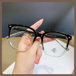 erilles潮流渐变色系大框眼镜框161非球面高清镜片度数留言