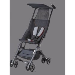 gb好孩子pockit口袋车系列婴儿轻便折叠推车黑色