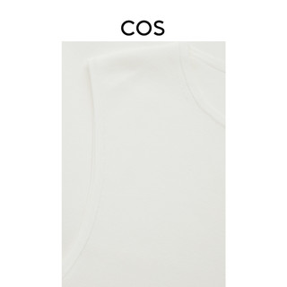 韩喜 COS 修身版型无袖直筒连衣裙2022春季新品1069477002 白色 160/80A