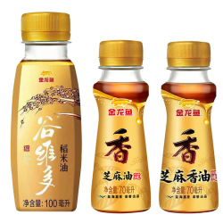 金龙鱼 谷维多稻米油 100ml+芝麻香油 70ml*2瓶