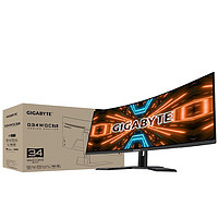 GIGABYTE 技嘉 G34WQC A 34英寸 VA G-sync FreeSync 显示器（3440*1440、144Hz、120%sRGB、HDR400）