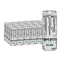 Monster Energy Monster Ultra魔爪超越 无糖 能量风味饮料 维生素功能饮料 330ml*24罐 整箱装 新老包装随机发货