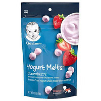 PLUS会员：Gerber 嘉宝 婴儿酸奶溶豆 美版 草莓味 28g