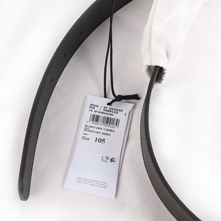 Salvatore Ferragamo 菲拉格慕 GANCINI系列 男士牛皮革板扣腰带 0689112 咖啡色 110