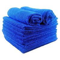 SAILUO 赛罗 清洁毛巾布 30*30cm 10条 蓝色