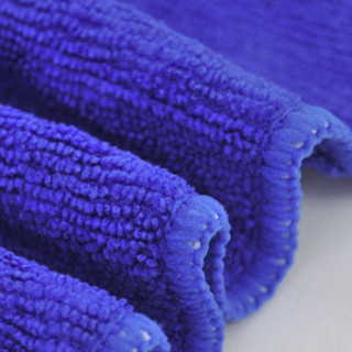 SAILUO 赛罗 清洁毛巾布 30*30cm 10条 蓝色
