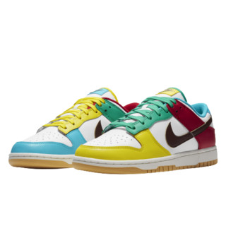 NIKE 耐克 Dunk Low Se 中性运动板鞋 DH0952-100 白/蓝/绿 35.5