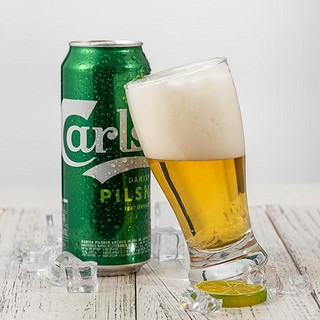 Carlsberg 嘉士伯 啤酒特醇啤酒500ml*12罐*2箱共24罐丹麦清爽小麦整箱