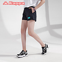 Kappa 卡帕 短裤夏女运动短裤休闲短裤伞状印花短