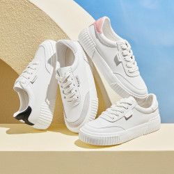 hotwind热风2022秋新款女休闲鞋系带活力小白鞋轻质舒适板鞋