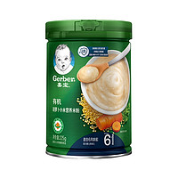88VIP：Gerber 嘉宝 婴幼儿辅食米粉 2段 胡萝卜小米味 225g