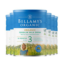 88VIP：BELLAMY'S 贝拉米 经典系列 幼儿奶粉 3段 900g*6罐