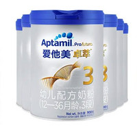 Aptamil 爱他美 卓萃系列 幼儿配方奶粉 3段 900g*6罐