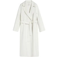 Max Mara 麦丝玛拉 女士羊毛中长款大衣 9011072106 白色 42