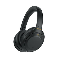 SONY 索尼 WH-1000XM4 耳罩式头戴式动圈降噪蓝牙耳机 黑色