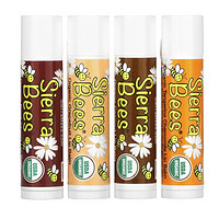 Sierra Bees 有机润唇膏套装 混合口味 4支