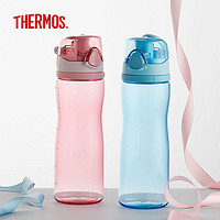 THERMOS 膳魔师 tritan运动水杯塑料便携随手杯情侣对杯HT-4002 700ml 活动