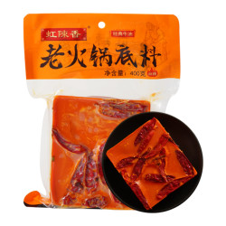 虹陈香 牛油麻辣老火锅底料 400g