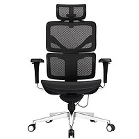 PLUS会员：Want Home 享耀家 F3A 全网电脑椅 幻影黑网布坐垫
