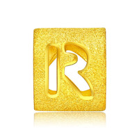 CHOW TAI FOOK 周大福 F189561 字母R足金转运珠 1.1g