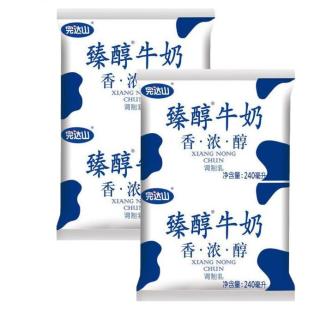 完达山香浓醇臻醇牛奶240ml16袋