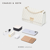 CHARLES & KEITH CHARLES＆KEITH女包CK2-20840464-10巧克力单肩小方包 白色