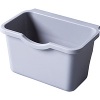 mabalo 麦宝隆 无盖垃圾桶 1.5L 中号 灰色