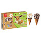 88VIP：WALL'S 和路雪 IP迷可甜筒20g*10支混合装椰子+布朗尼咖啡口味冰淇淋