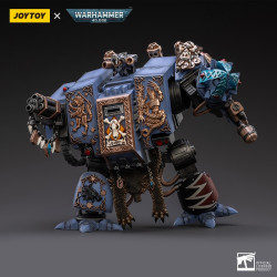 JOYTOY 暗源 战锤40K 太空野狼 凶残比约恩 无畏机甲 可动模型