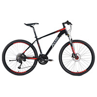 XDS 喜德盛 逐日 600 山地自行车 黑红色 26英寸 27速 15.5英寸车架 青春版