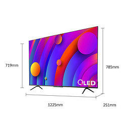 coocaa 酷开 创维电视Q5A 55英寸 QLED量子点高色域 3+32G 4K超清全面屏电视机 智能平板电视 Q5A