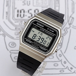 casio 卡西欧 男士电子表 f-91wm-7a