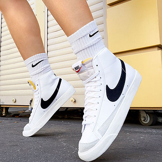 NIKE 耐克 BLAZER MID 77中帮女鞋小白鞋耐磨运动休闲鞋板鞋